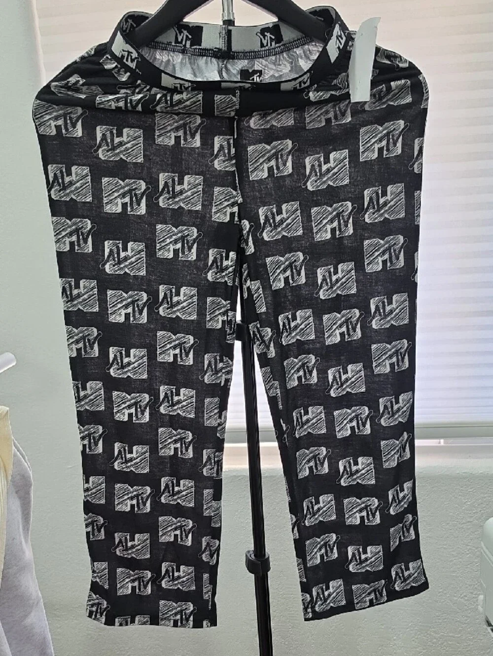 MTV Black & White Logo Pajamas